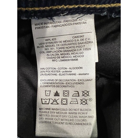 Signature Levi Strauss Jeans Pull On Skinny Totally Shaping Size 12 - 31x30 - Picture 8 of 9